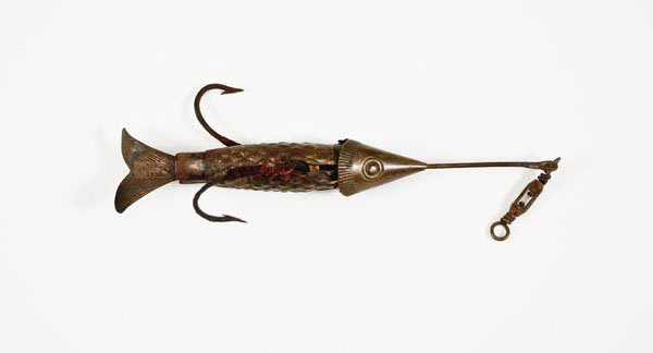 Unidentified First American Wooden Minnow  